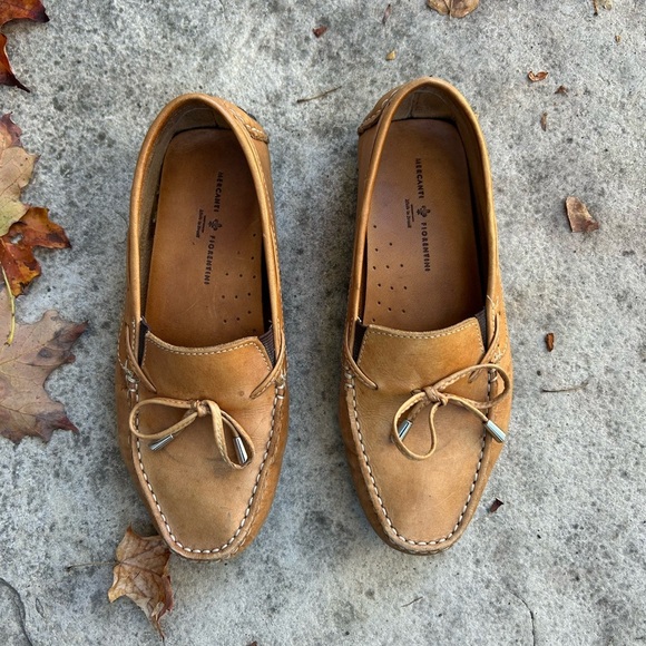 Mercanti Fiorentini String Tie Driving Loafers, size 7 - Picture 2 of 12